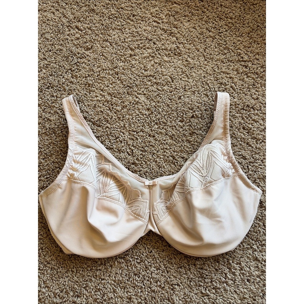 Glamorise Cafe Beige Nude WonderWire Minimizer Bra #9003 36G NEW NWOT Flawed - Picture 2 of 15